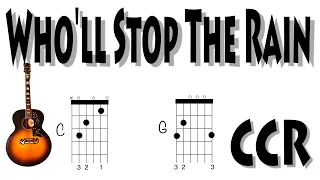 Who'll Stop The Rain Guitar Chords CCR Creedence Clearwater Revival