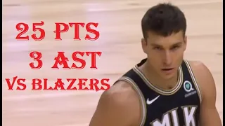 Bogdan Bogdanovic 25 Pts 3 Ast Portland Trail Blazers vs Atlanta Hawks HIGHLIGHTS