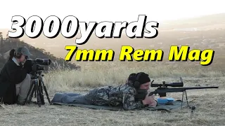 7mm Rem Mag at 3000 yards  (2016)