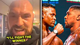 Tyson Fury REACTS On Francis Ngannou VS Anthony Joshua FIGHT CONFIRMED *No Clickbait*