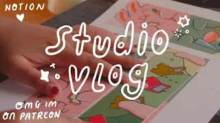 i started a patreon! ✸ artist studio vlog ✸