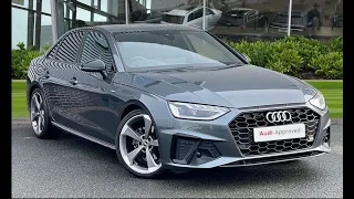 2021 Audi A4 Saloon Black Edition 35 TDI 163 PS S tronic | Stoke Audi