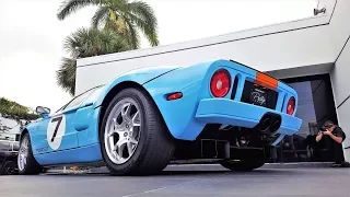 Ford GT Heritage Edition Start up & Drive Exhaust Sound Interior Exterior at Prestige Imports