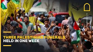 Three Palestinian funerals held in one week