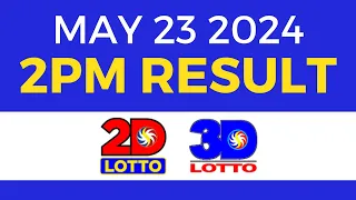 2pm Lotto Result Today May 23 2024 | Swertres Ez2