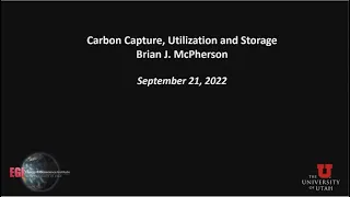 Carbon Capture, Utilization and Storage - CA Conference 2022