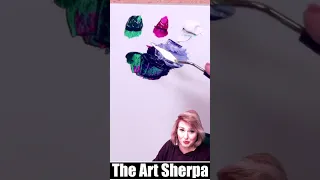 You wont believe this purple!! Impossible Red and Green Technique how to mix purple  #art