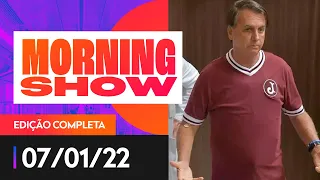 BOLSONARO QUESTIONA IMUNIZAÇÃO INFANTIL E ALFINETA ANVISA - MORNING SHOW - 07/01/21