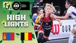 Mongolia v Belgium | Women | Highlights | Crelan FIBA 3x3 World Cup 2022