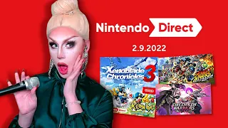 Nintendo Direct 2.9.2022 LIVE REACTIONS! (Mario Strikers, NEW Fire Emblem, Wii Sports, Xenoblade 3)