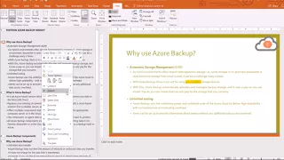 How to view a presentation in outline view in PowerPoint 2016?