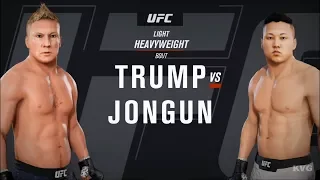 EA Sports UFC 3 - DONALD TRUMP vs KIM JONG-UN - Gameplay (HD) [1080p60FPS]