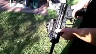 BT 4 Combat paintball gun shooting