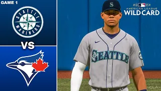 Mariners vs. Blue Jays Simulation | 2022 AL Wild Card Game 1 | MLB The Show 22 PS5