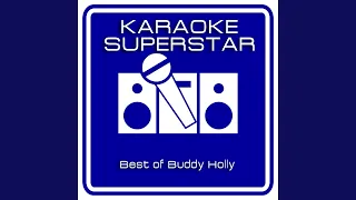 Its So Easy (Karaoke Version) (Originally Performed By Buddy Holly)