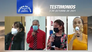 Testimonios 5 de octubre de 2021 - Iglesia de Dios Ministerial de Jesucristo Internacional