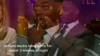 anthony mackie being extra for almost 3 minutes straight