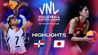 🇩🇴DOM vs. 🇯🇵JPN - Highlights | Week 2 | Women's VNL 2024