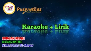 ⭕ IRINGAN RESMI (KARAOKE+LIRIK) - BINTANG BINTANG - FLS2N SD 2024 - NADA DASAR Bb MAYOR