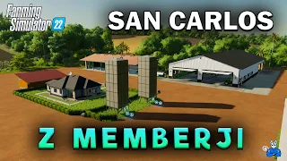 MEGA-FARMA Z MEMBERJI OBRATUJE! | !merch | Farming Simulator 22 - San Carlos