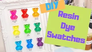 DIY Resin Pigment/Dye Swatches | Easy Resin Project
