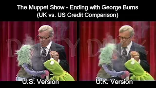 The Muppet Show - Ending with George Burns (UK vs. US Credit Comparison)