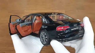 1:18 Diecast model car / Audi A8 2014 (D4) review [Unboxing]