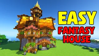 Minecraft How to Build Beautiful Fantasy House | TUTORIAL