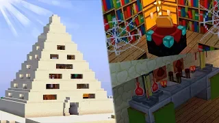 Дом в пустыне в Майнкрафт - Пирамида из песчаника - Как построить? Minecraft