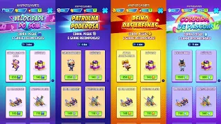 Talking Tom Hero Dash Rockstar Ginger vs Trooper Tom vs Queen Bee Angela vs Bunny Ben vs Roy Raccoon