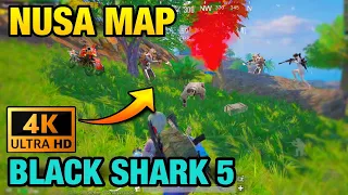 XIAOMI BLACK SHARK 5 TEST PUBG MOBILE MAX SETTING 🔥 (4K ULTRA HDR + 60FPS) NEW MAP NUSA!!!