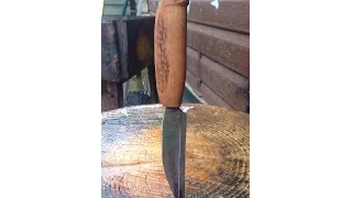 How to make a knife from a chisel with no forge