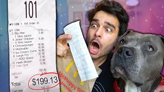 Letting MY DOG Decide What i Eat For 24 HOURS! (IMPOSSIBLE FOOD CHALLENGE)