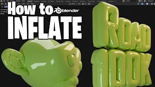 INFLATED 3D OBJECTS IN BLENDER [Tutorial]