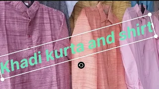 Khadi kurta and shirt/Khadi exhibition/ Khadi Meerut  # #international trade  fair 2023 #delhi