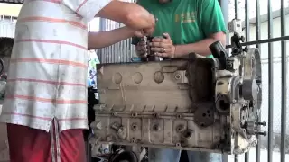 Rebuilding Cummins Marine 6b 6bt 6bta diesel for fishing boat in Costa Rica