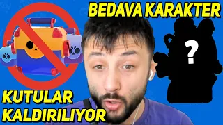 KUTULAR KALDIRILDI ve BEDAVA YENİ KARAKTER😉 Brawl Stars Brawl Talk