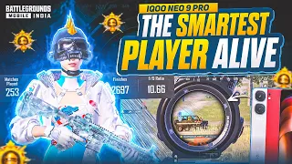 [1V4] INTENSE CONQUEROR LOBBY CLUTCHES 💥 IQOO NEO 9 PRO SMOOTH + 90FPS PUBG / BGMI TEST 2024 ⚡