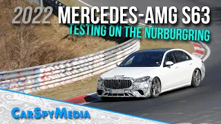 2022 Mercedes-AMG S63 V8 Hybrid Prototype Spied Testing On The Nürburgring