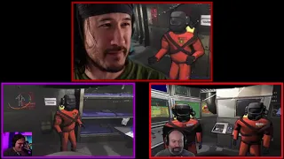 Markiplier Bob and Wade - Lethal Company from all angles synchronized