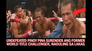 UNDEFEATED PINOY NAGPASIKAT SA BANSANG AMERICA, FORMER WORLD TITLE CHALLENGER SUMORENDER SA LABAN