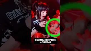 Billie Eilish gets mad at her fan #billieeilish #shorts