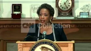 DC- LORETTA LYNCH ON BALTIMORE-SENSELESS ACTS