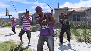 GTA 5 - NPC Wars 5 (Ballas vs Families)