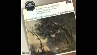 Schubert: Sonata For Arpeggione And Piano In A Minor (Rostropovich)