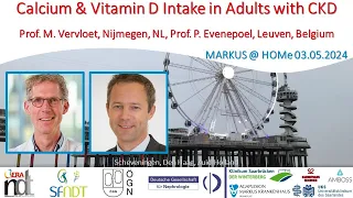 Calcium & Vitamin D Intake in Adults with CKD - Prof. Marc Vervloet, Prof. Pieter Evenepoel