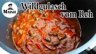 Wildgulasch I Rehgulasch selber machen Rezept