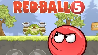 Red Ball 5 | Босс РукиБазуки 😱 Красный шарик проходит Боссов! Уровень 140