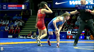 GOLD WW - 50 kg: M. IGARASHI (JPN) v. N. SOKOLOVA (RUS)