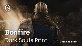 Bonfire - DARK SOULS Print